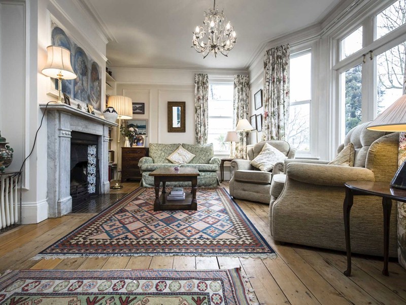 Even the bedrooms are full to the bring with gorgeous Victorian charcater in the Tunbridge wells house