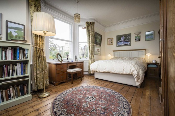 Even the bedrooms are full to the bring with gorgeous Victorian charcater in the Tunbridge wells house
