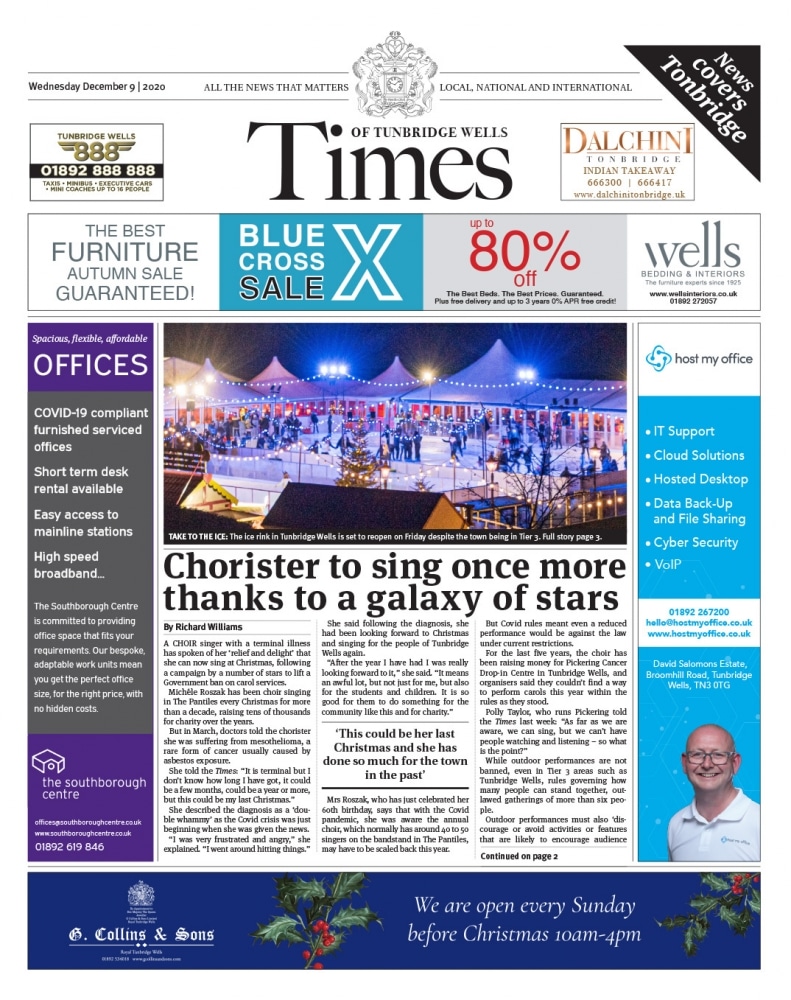Read the Times of Tunbridge Wells 9th December 2020
