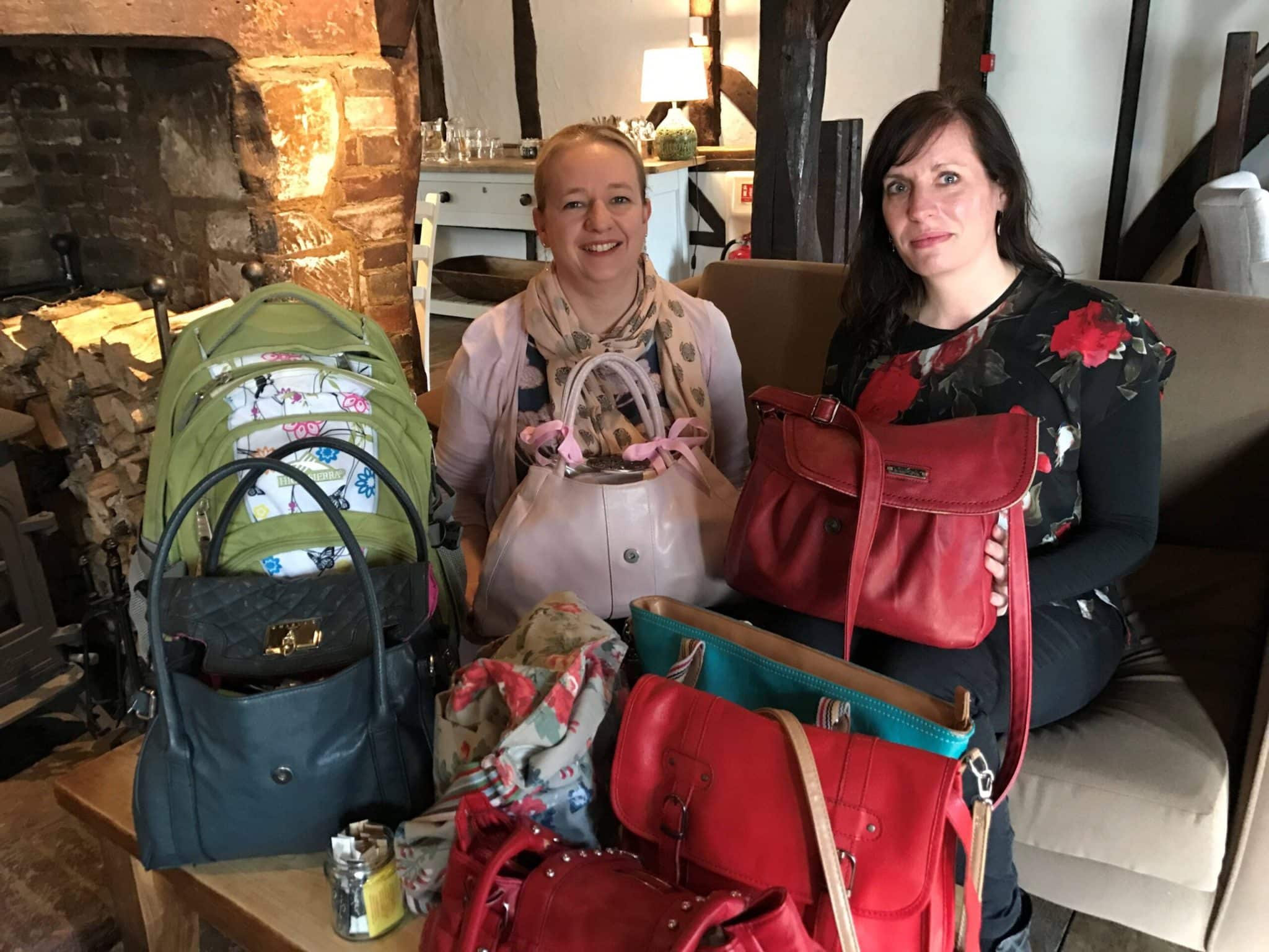 Town finds unique way to help refugees with handbag appeal