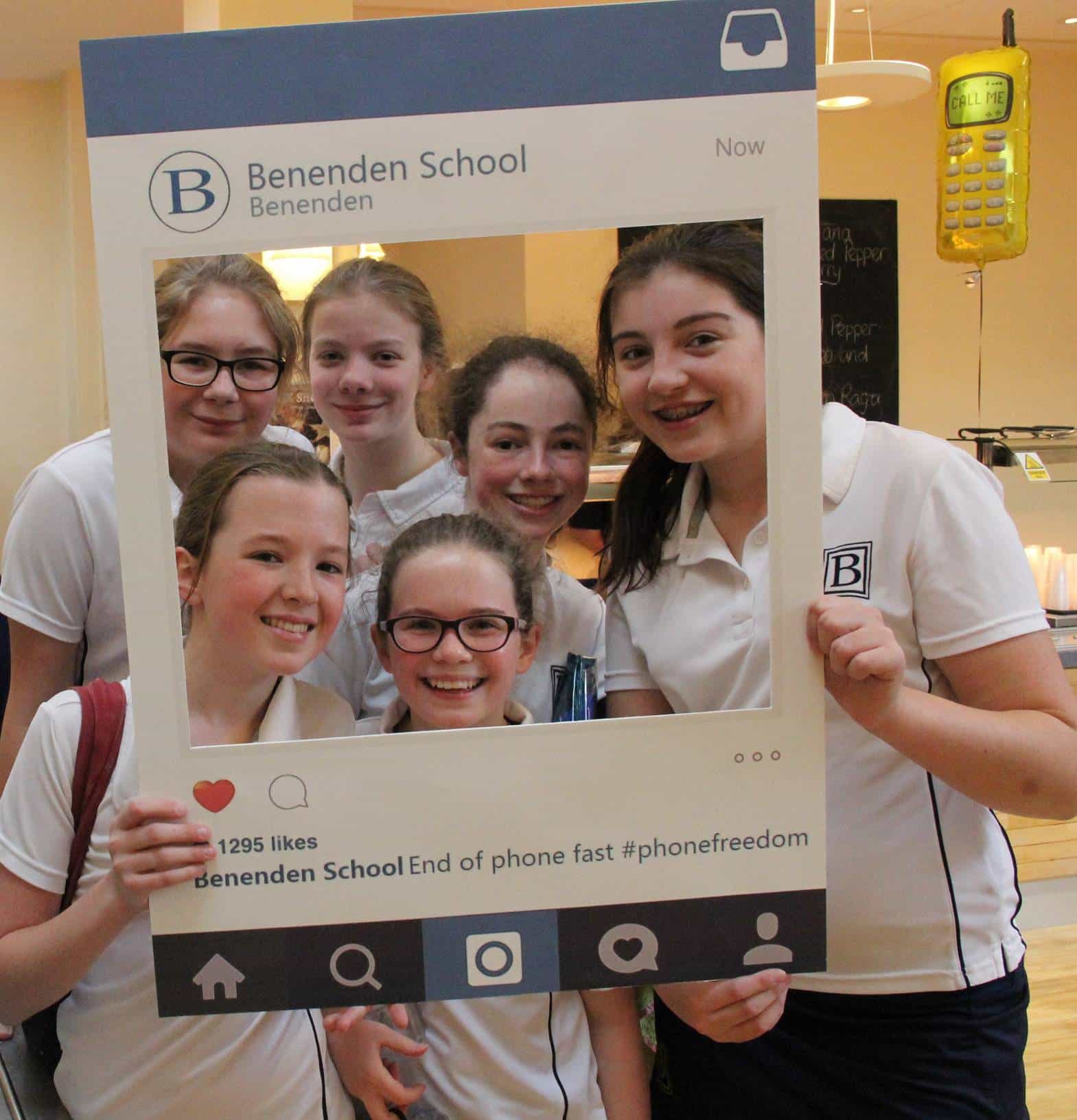 Pupils enjoy the 'freedom' of life without mobiles and social media