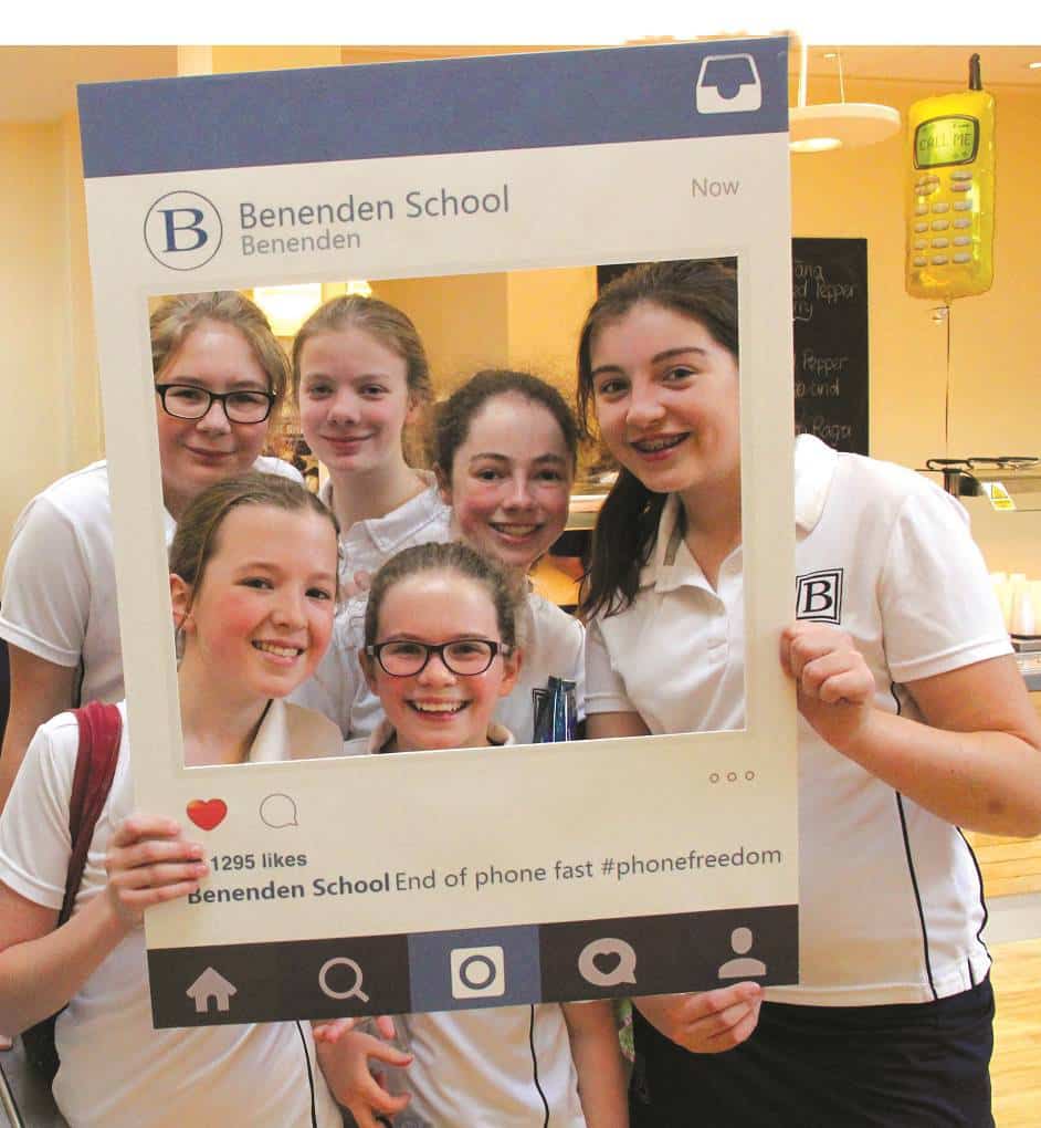 Benenden girls enjoy 'freedom' of life without mobiles and social media