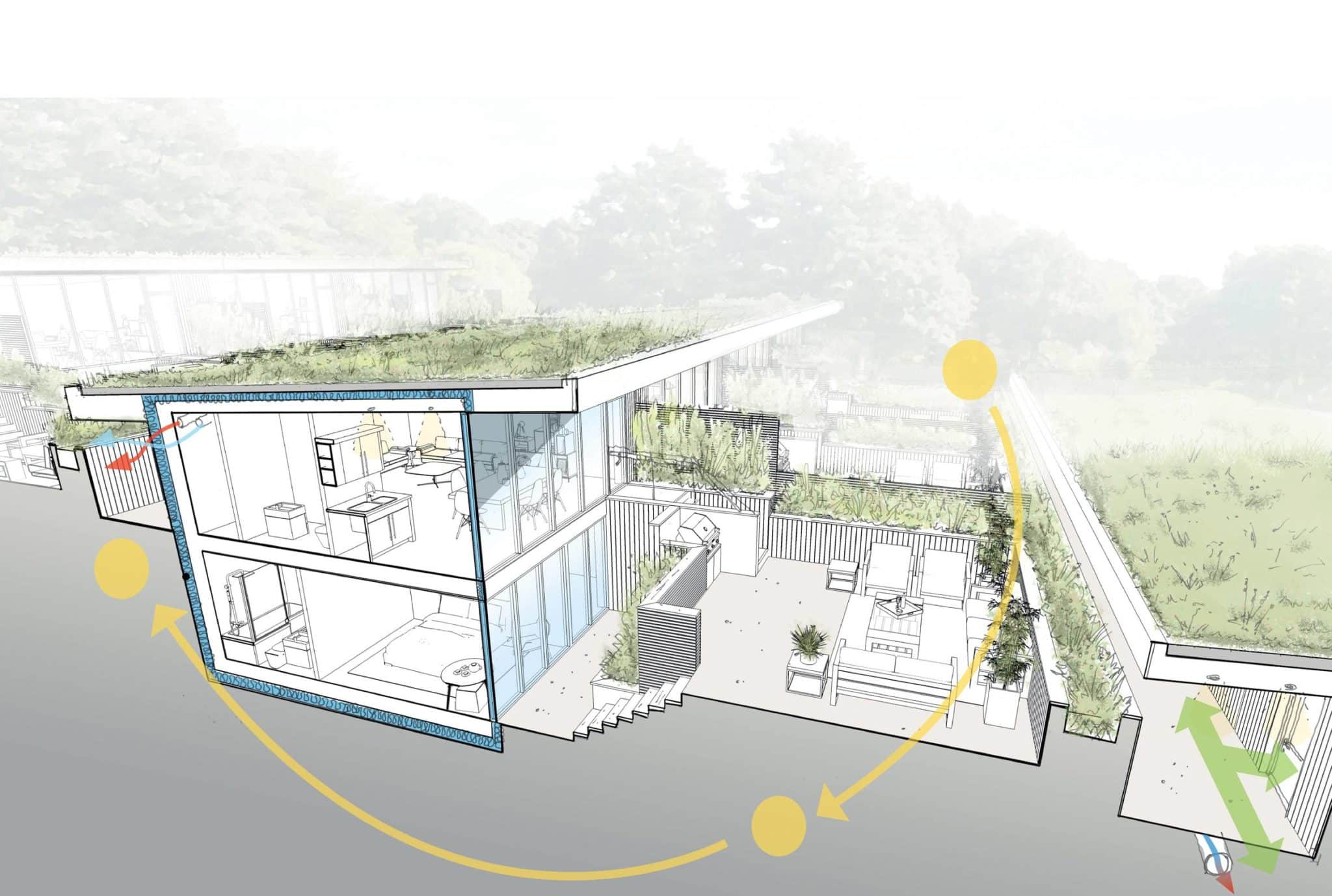 A map of the River Walk renovations