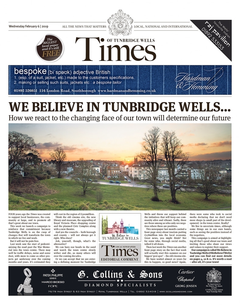 OPEN LETTER: WE BELIEVE IN TUNBRIDGE WELLS...