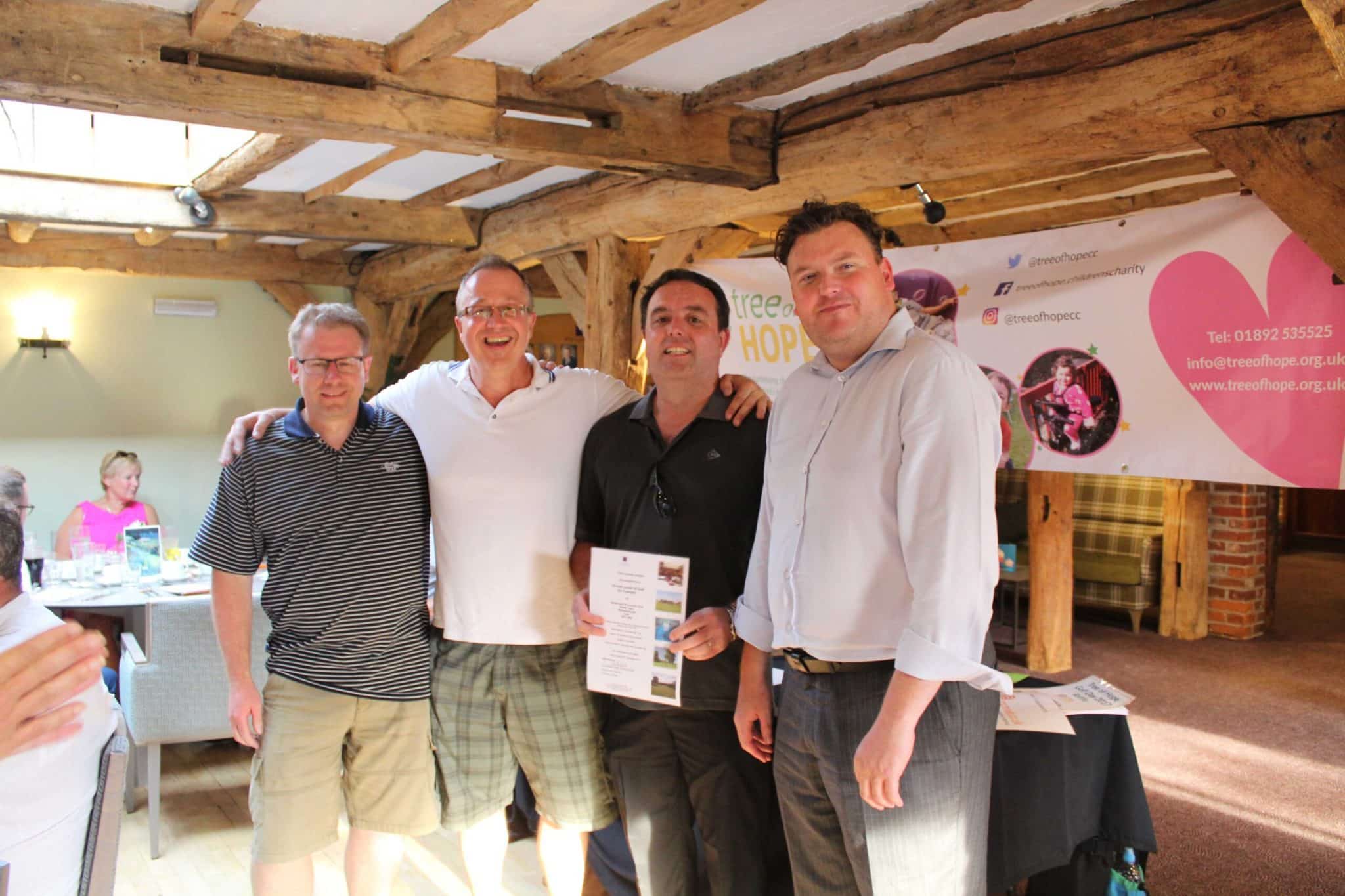 Charity puts best swing forward