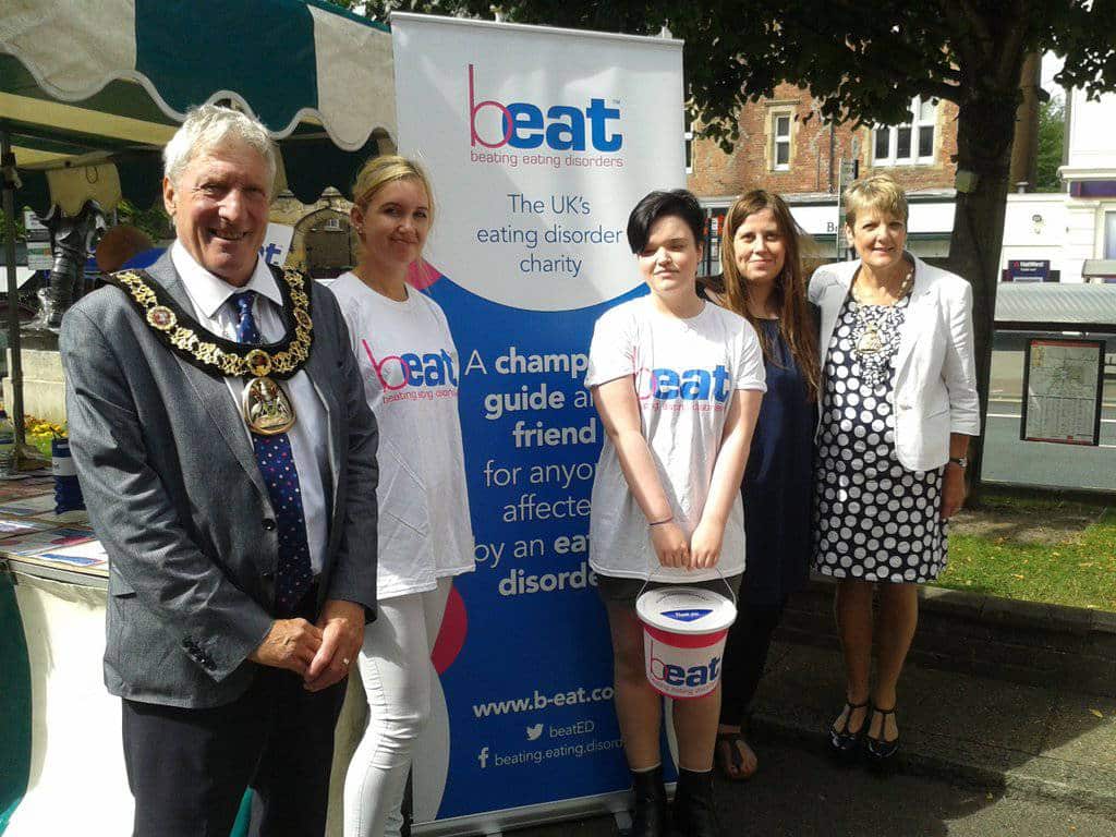 Mayor announces £20,000 raised to help charity beat eating disorders