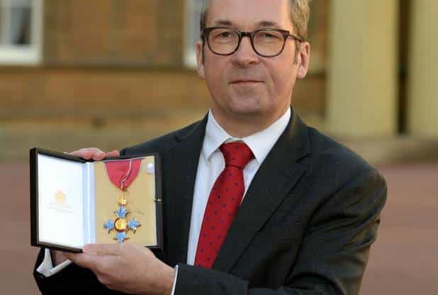 Bennett Memorial's Ian Baulkham receives CBE from Prince Charles