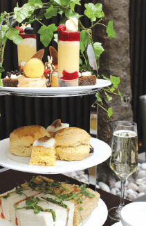 Everything stops for afternoon tea