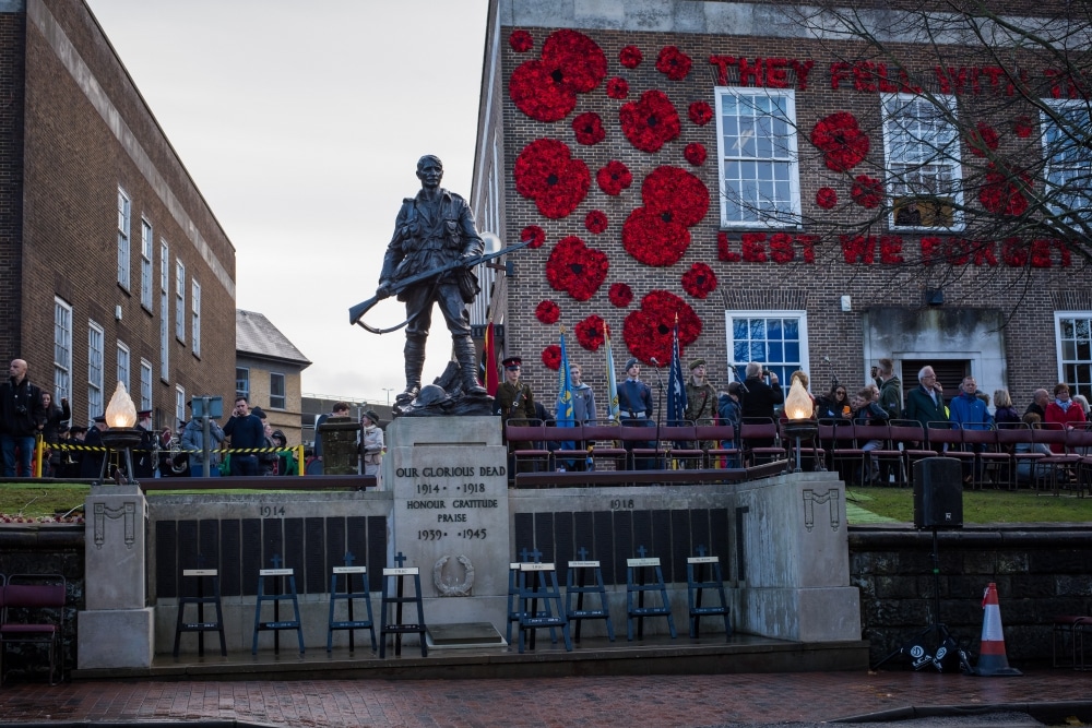 Record crowds pay their respects on centenary Remembrance Day