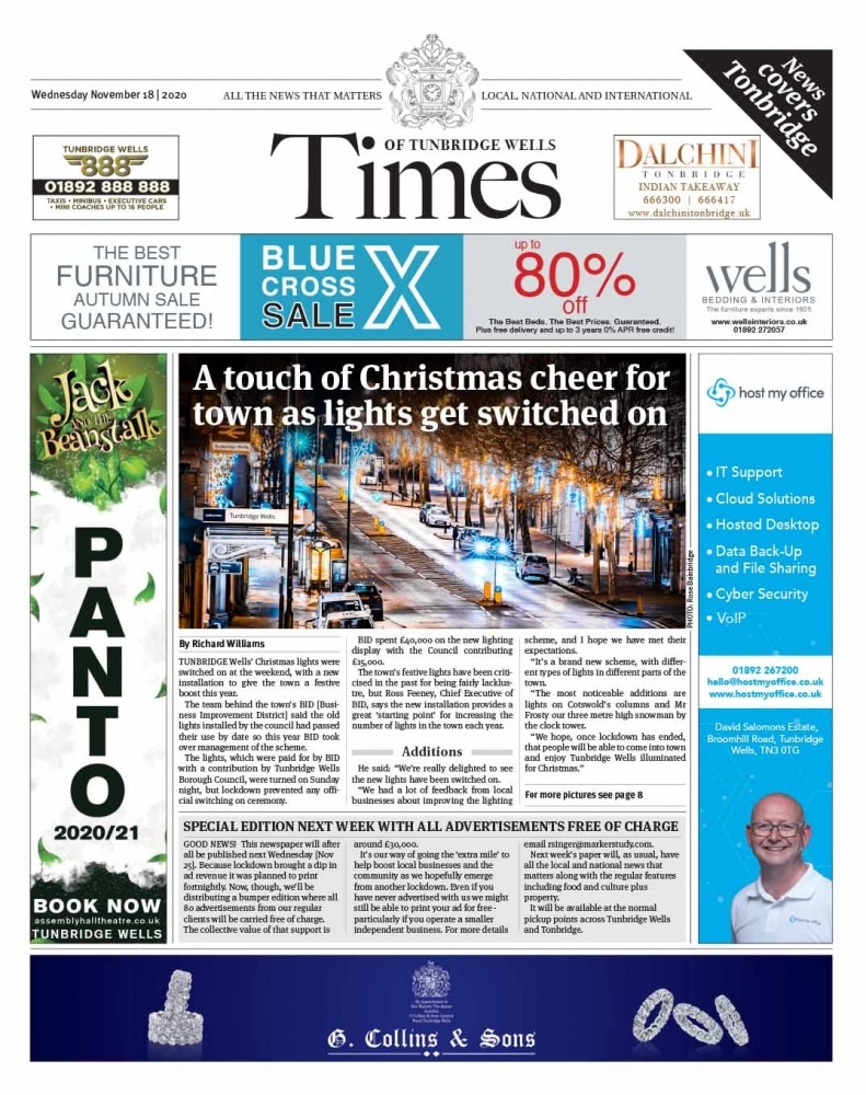 Read the Times of Tunbridge Wells 18th November 2020