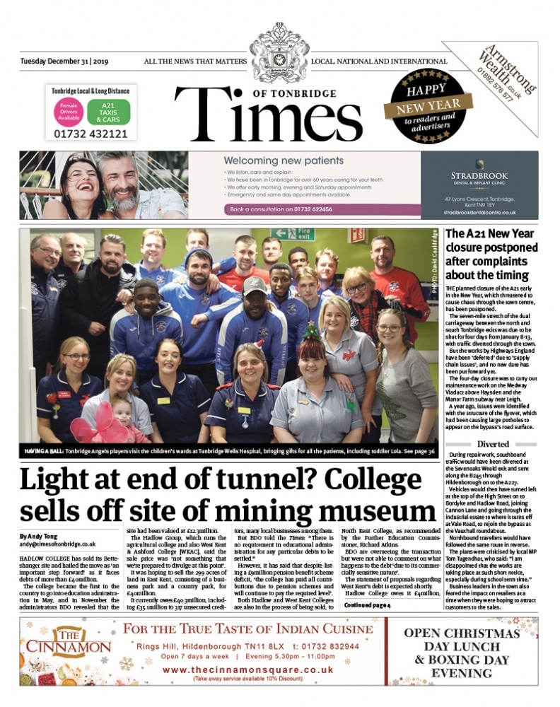 Read the Times of Tonbridge 31st December 2019