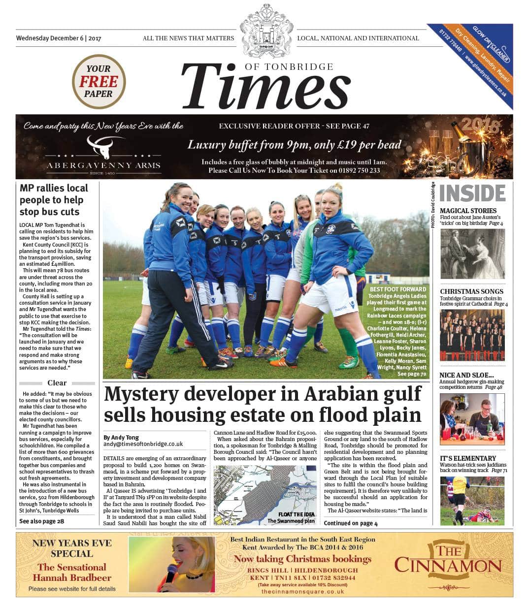 Read the Times of Tonbridge 6th December 2017