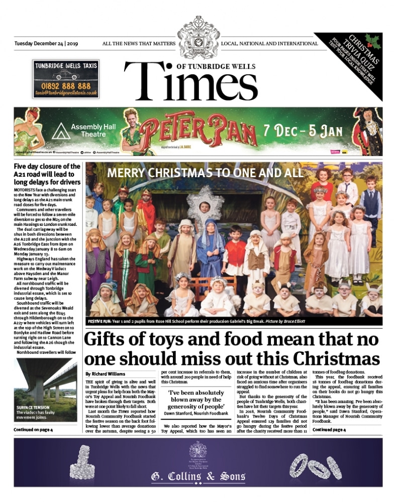 Read the Times of Tunbridge Wells 24th December 2019