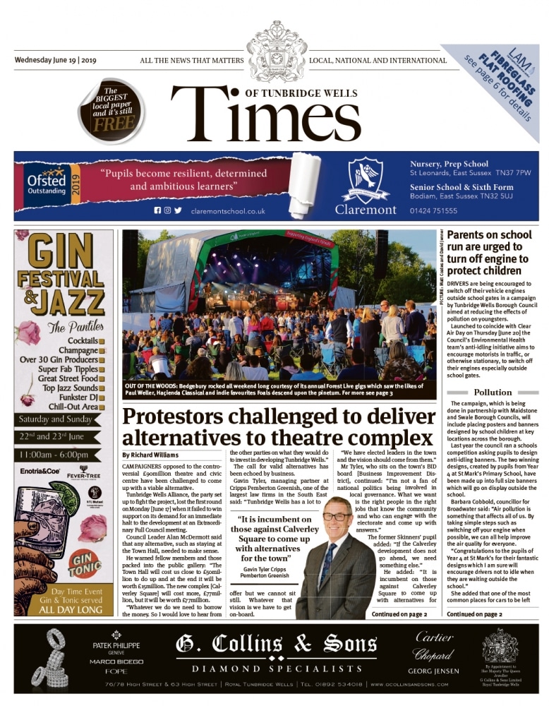Read the Times of Tunbridge Wells 19th June 2019