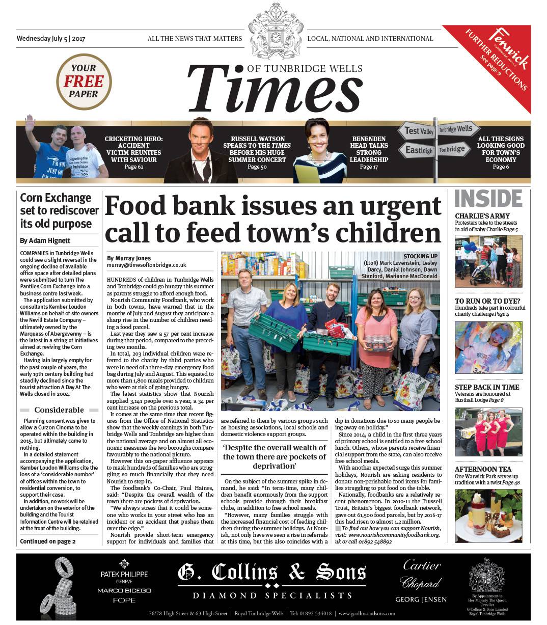 Read the Times of Tunbridge Wells 5th July 2017
