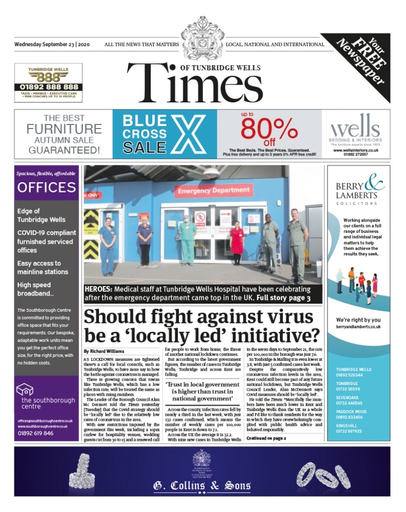 Read The Times of Tunbridge Wells 23rd September 2020