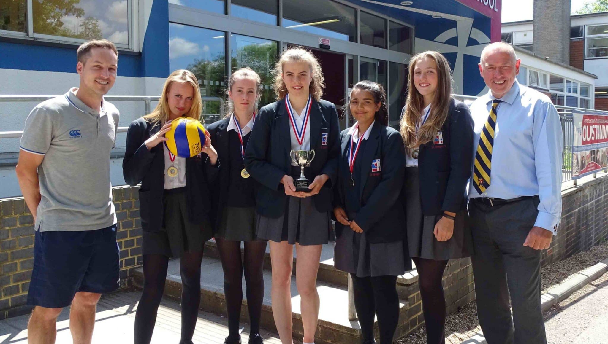 St Gregory's girls are the champions