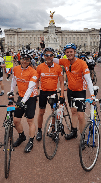 Riding 100 miles for meningitis