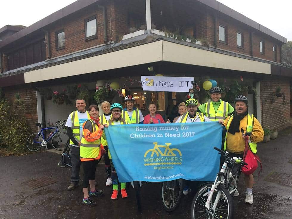 Care homes raise £24,000 in cycle relay the length of BritainÂ 
