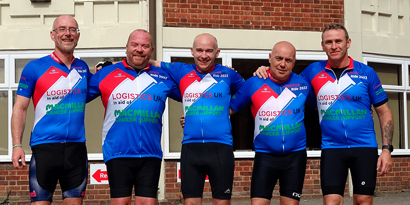 Logistics organisation participates in overnight cycle ride for cancer charity