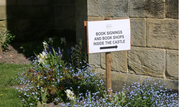 Sevenoaks Bookshop, inside the castle, will be the home of author signings at Chiddingstone Literary Festival