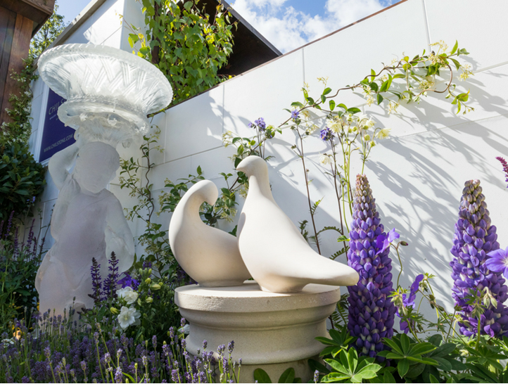 Chilstone's trade stand is as much about planting as its stonework