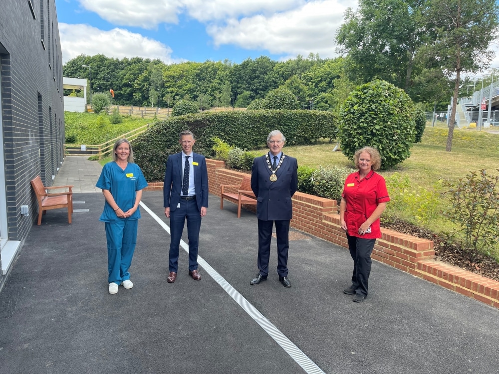 Tranquillity garden opens at hospital Intensive Care Unit