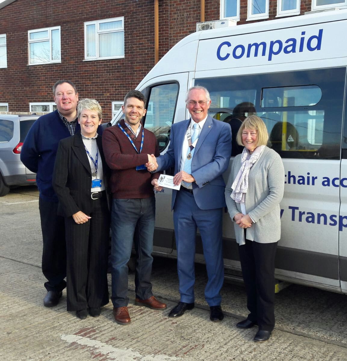 Compaid's driving force benefits from money raised by Tonbridge runners
