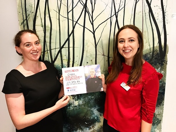 Energetic Cripps step up to raise £17,000 for Teenage Cancer Trust