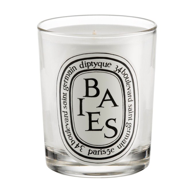 Diptyque scented candle in baies