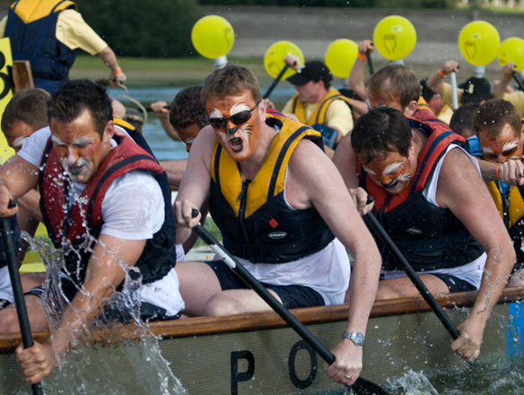 Dragon Boat Festival is a big charity fundraising event, taking place each year at Bewl Water