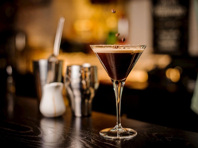 Behind the bar at One Warwick Park