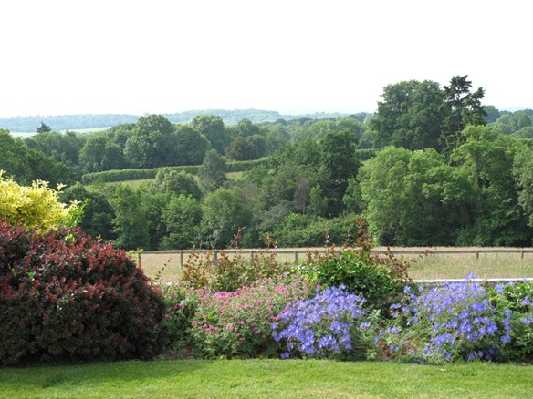 Falconhurst, near Edenbridge, offers stunning views over the Weald