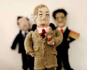 FIGURE OF FUN Pat Wilson's kitted Nigel Farage