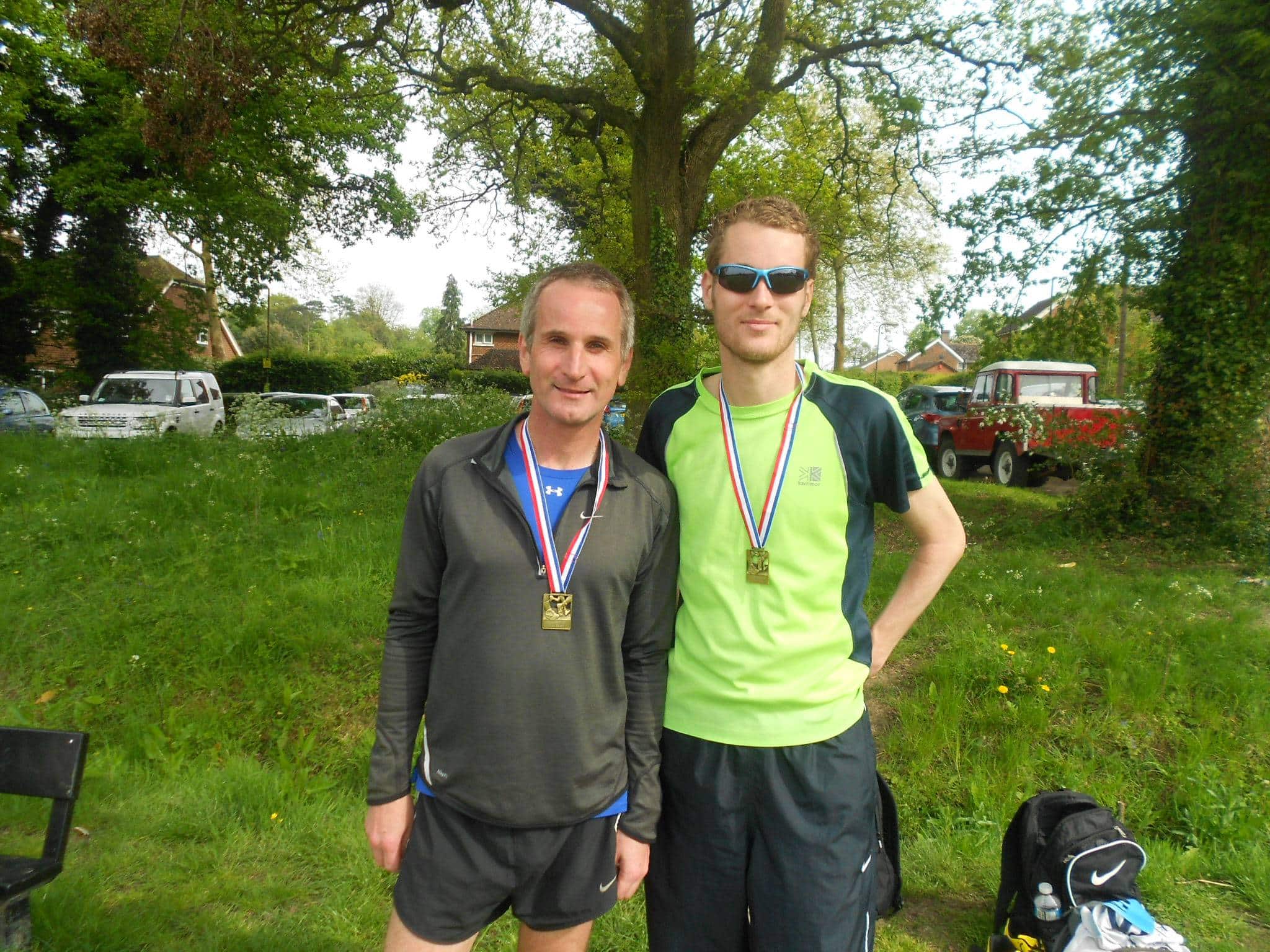 SON SHINES Dan Bradley wins the half marathon in 2015