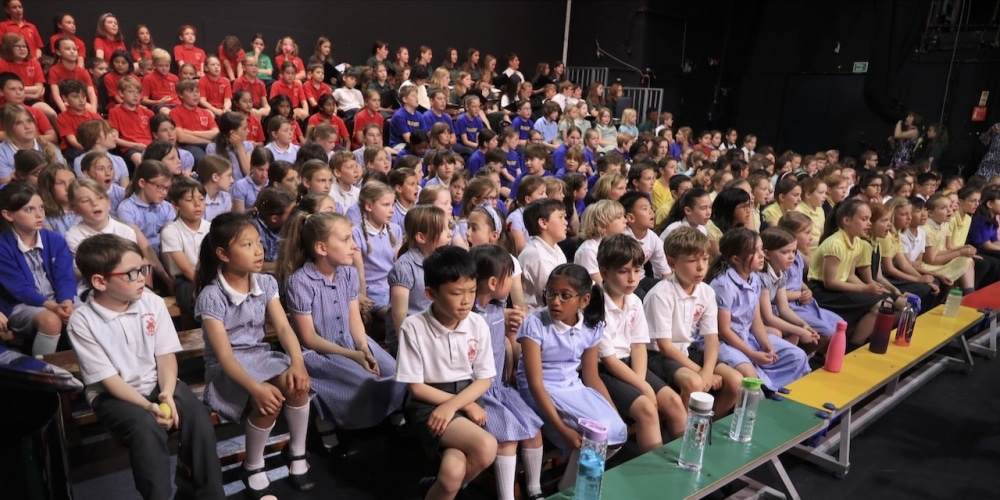 Primary children hit all the right notes for singing festival's return