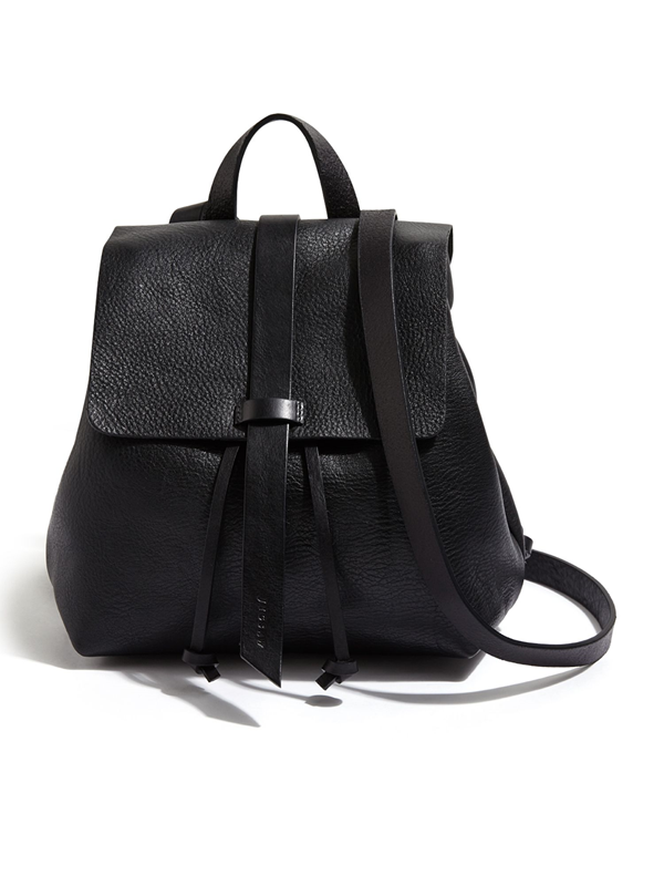 Blake leather backpack in black