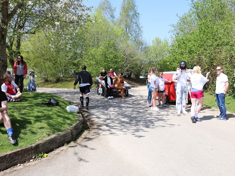 Crazy Jeans kart teams warm up for Dunorlan Park race with Bewl Water test