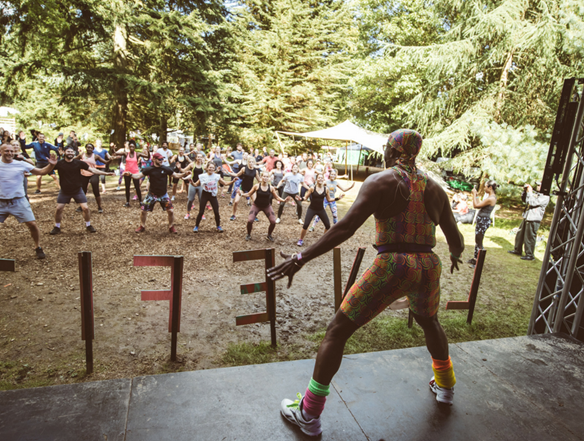Mr Motivator is sure to get you going at the LoveFit Festival!