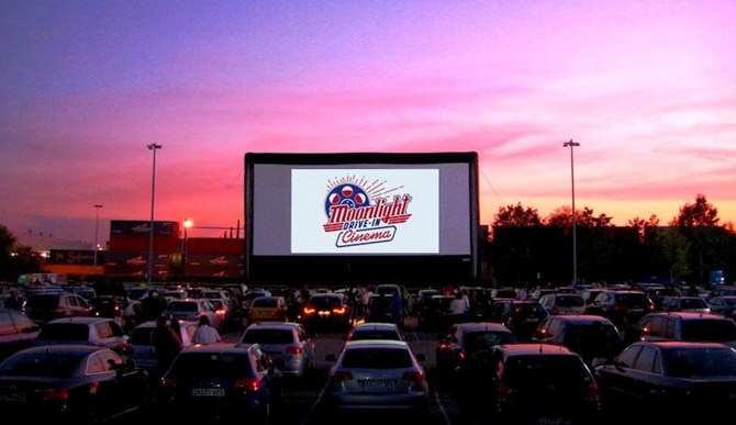 Moonlight cinema in Paddock wood is the UK's biggest drive-in