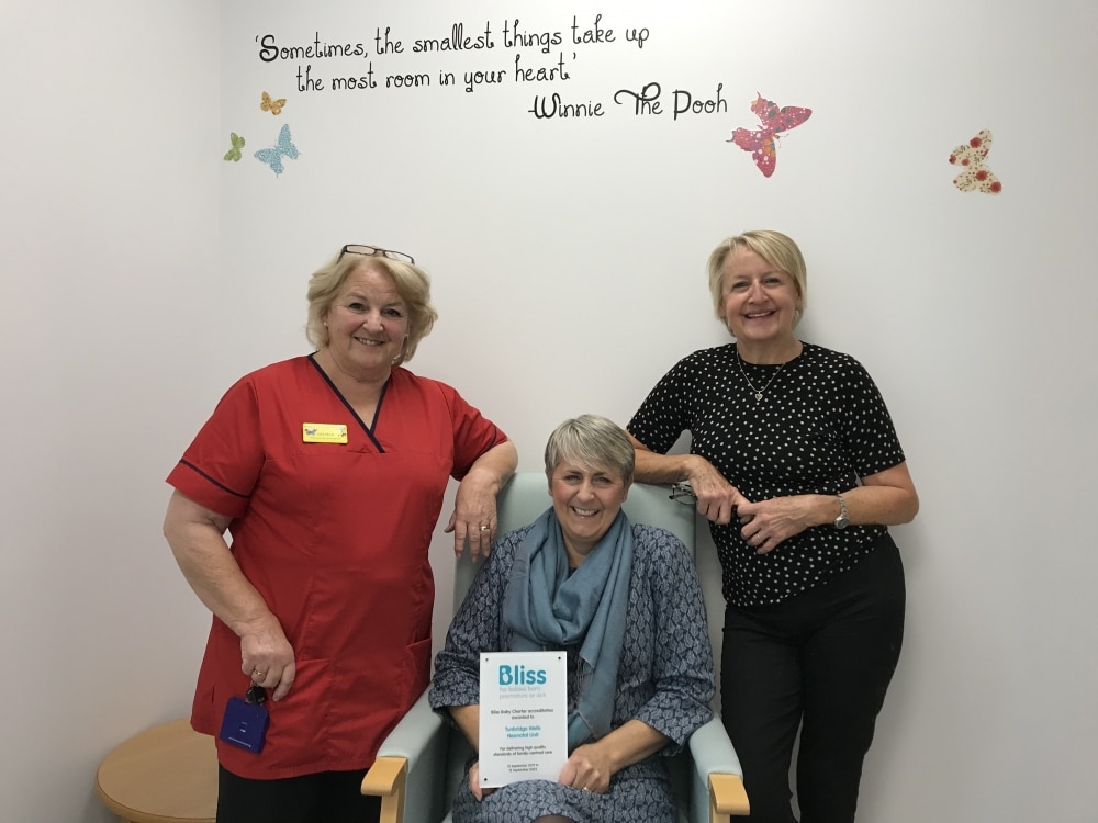 Award for hospital neo-natal unit with family at its centre