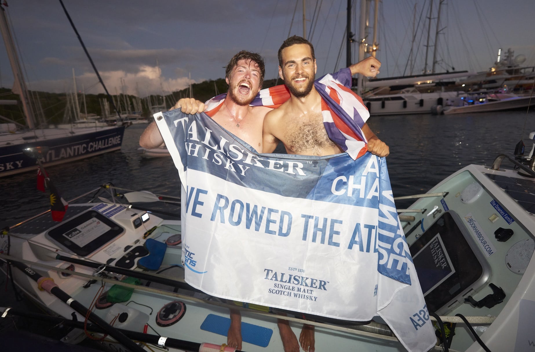 Former Tonbridge schoolboys smash record for rowing across Atlantic â€“ and still lose