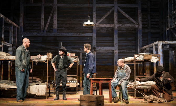 Set design in Of Mice and Men is sparse, but very effective