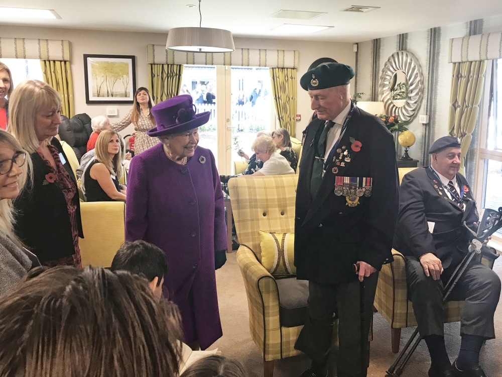 Queen visits borough for Legion centenary