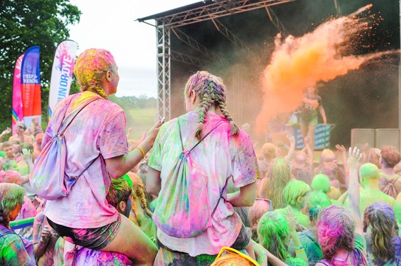 Run or Dye at Penshurst Place is surely the world's most colourful race!