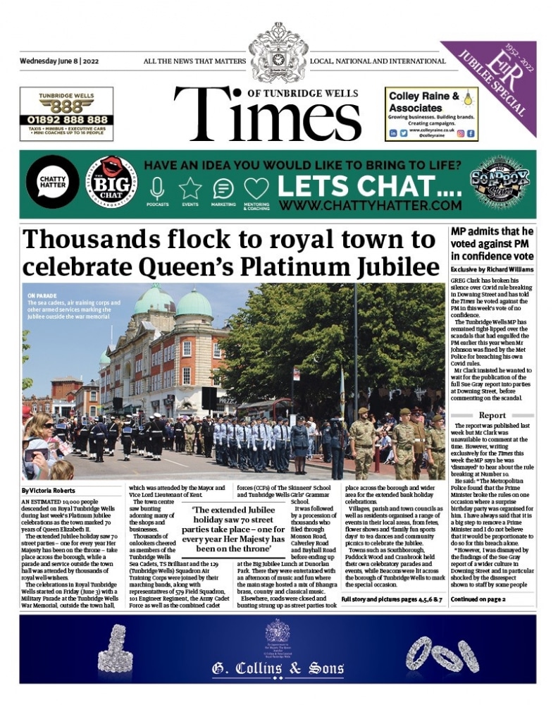 Read the Times of Tunbridge Wells 8th June 2022