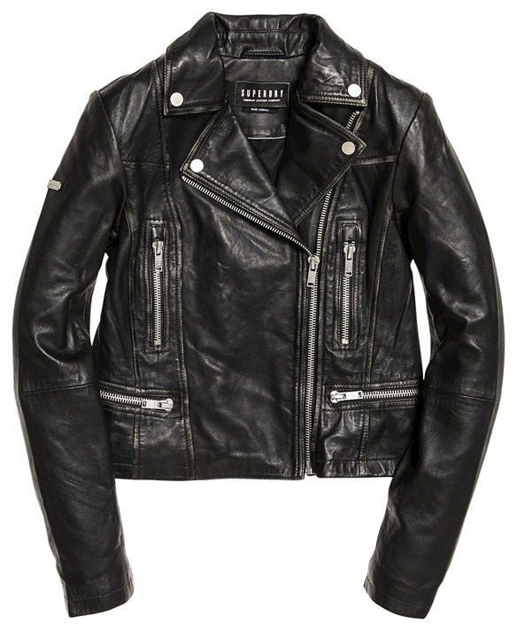 Superdry leather jacket