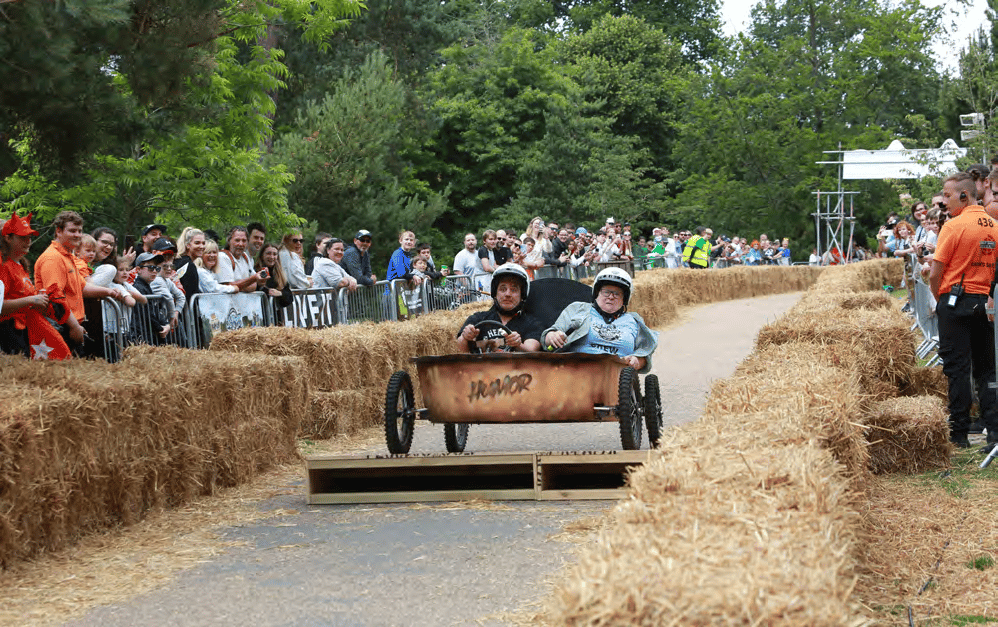 Downhill racers raise thousands for charity as Soap Box returns to park