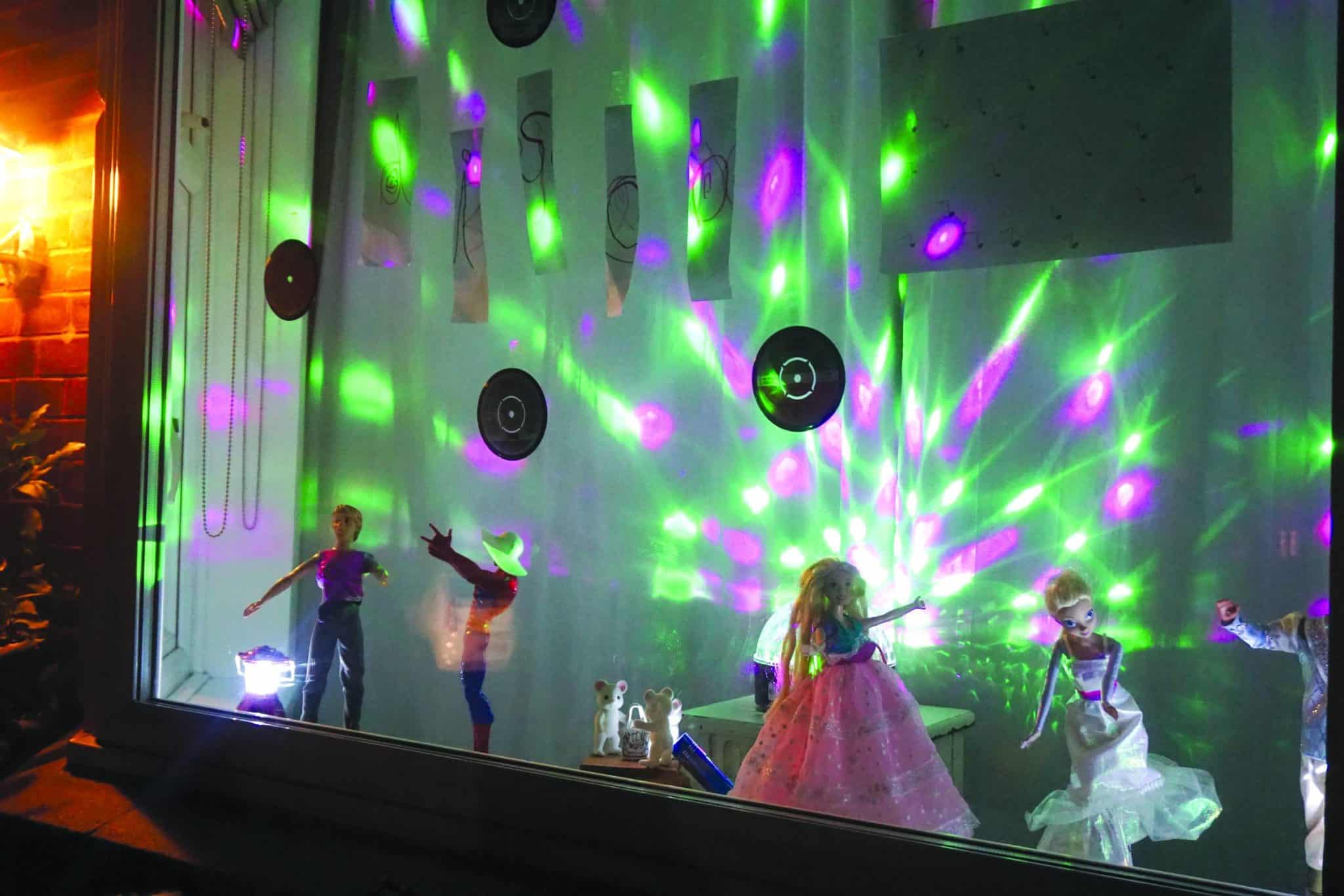 St John's Wonder Lights heated hearts on a chilly winter night in Tunbridge Wells