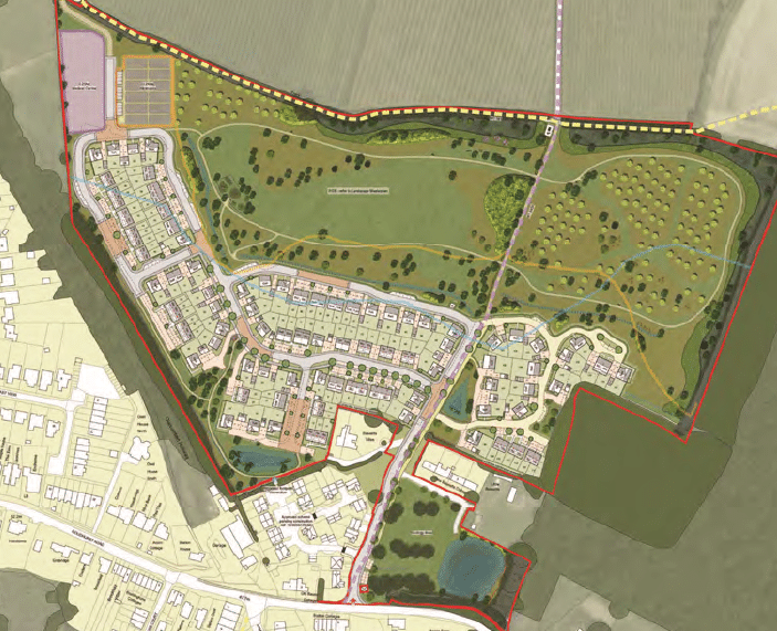 Plans lodged for 120 new homes in Horsmonden 